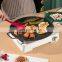 Korean Hot Bbq Camping Grill Roast Plate With Cup Holders For Gas Stove