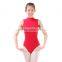 Graceful Turtle Neck Cotton Lycra Gymnastics Competition Leotards