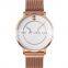 Minimalist men wristwatch fashion brand Skmei 9197 top quality 30m waterproof mesh belt quartz watch