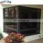 wood color pvc frame Glass corner window corner butt joint glass window