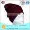 100% cotton running beanie hats with a ball