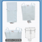 uv coated 1900L pp jumbo bag FIBC bags flexible intermediate buck containers with square style for 1000kg mine pigment paint