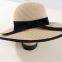Fashionable and Simple Anti Ultraviolet Sun Hat for Travel Sunscreen Hat Beach Casual Straw Hat