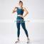 Recycle Workout Two Piece Set Wear Gym Ribbed Fitness Woman Yoga Set Custom 2 Piece Yoga Legging Set Women