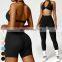 Quick Dry Fitness Running Clothing Sports Bra Shorts Leggings Custom Logo Workout Wear Gym Fitness Sets 2 Piece Yoga Set Women