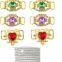 Bling Shoe Lace Charms DIY Decorations Shoelaces Metal Buckle Charms Rhinestone Shoes Accessories Laces