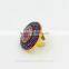 Classic Ethnic Style Colorful Multi Rhinestone Ring Fashionable Jewelry