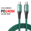 High Speed Data Cable USB a to C Cable 1ft 3ft 6ft 10ft USB2.0 3A Fast Charging Cable
