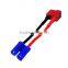 Hubsan H501S battery adapter cable EC5 male to T female or XT 60 Deans Plugs
