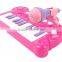 Colorful designs to print gift item cartoon electronic organ with mircophone MT801066