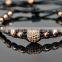 Black Men Bracelet Jewelry TOP Sale Bead Bangle Colorful Ropes Bead Bracelet