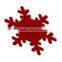 promotional colored large snowflake outdoor tree ornaments