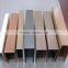 Promotional price top quality wood finish U shape ceiling aluminum profile for hot sale