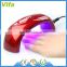 colorful 9W mini nail LED UV lamp