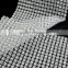 Wholesa Price 18 Rows Stretch Rhinestone Trimming Mesh with Plastic Ribbon,Elastic Crystal Stone Trims Sheet Mesh for Decoration