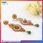 Newest design beautiful imitation turquoise drop earrings for women