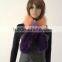 Fashion dyed fox fur scarf in gradient color