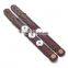 2015 Hand Knitting Interchangeable 18mm Ginger Snap Button Bracelet pulseras leather Snap Bracelets