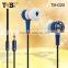 2015 top selling products colorful metal earphones with microphone free sample for android tablet