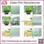 Decorative semi-rigid PVC film decorative glass window/door