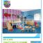 Hot sale Wooden Kids Loft Bunk Bed With Tent