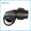 PN16 plastic quick pipe fitting black pp compression 90 degree elbow
