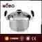 Steel Lid Induction16pcs Stainless Steel Cookware Set