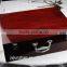 84pcs cutlery sets with nice red wooden box packing, perfect high mirror quality ,plain handle
