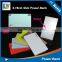 New design Slim power bank charger 4000mAh with built-in charging adapters