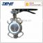 250PSI Green Color Wafer SS304 SS316 Disc Butterfly Valve Hydraulic