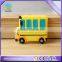 custom yellow toy car vehicle soft pvc rubber souvenir fridge magnet