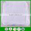 cotton white square facial towel for salon and massage
