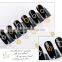 Different Shapes Super Flash Metal Rings Nail Accessories Metal Ring Circle Star Rings ZX:R487