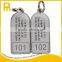 Factory design customized qr code keychain