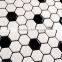 Hexagon white ceramic mosaic tiles for swimming pool and bathroom                        
                                                Quality Choice