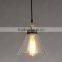 E26 Modern Glass Lamp Cord for Lobby Decration