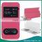 New Arrival double open window leather case for iphone 6
