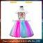 2016 China manufacturer cotton 3 year old girl dress colorful baby tutu dress