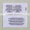 Imported oil printed satin composition label for army uniform