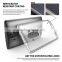 Samco Crystal Clear PC Back TPU Bumper Drop Protective Shock Absorbing Attached Dust Cap Cell Phone Display Case for LG G4