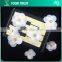 One Big Pearl Six Small Pearl White Sequin Applique Patch
