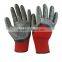 13Gauge Nylon Foam Latex Coated and Nitrile Secondary Coating Working Gloves