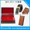 classic luxury golden genuine leather belt with leather purse,slik