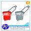 plastic market basket with two wheels and foldable handle bar