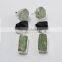 Aquamarine & Prehnite & Black Onyx 925 Sterling Silver Earring, Indian Jewellery Manufacturer, Wholesale Silver Jewellery