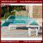 MA-2110R Modern White Aluminium Sun Lounge With Side Table
