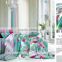 7 pcs queen size floral design reactive textile prining tencel bed sheet for home use