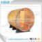 Red cedar barrel sauna wood stove for sauna steam room