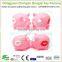 Valentine gifts lips logo pvc pink pig farm animal toy
