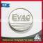 Best selling blank custom silver metal euro market embossed token